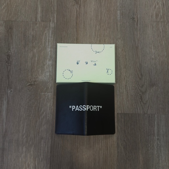 Off-White Other - Off-White Quote Passport Wallet